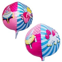 Balon folie sfera 3D printesa - 43cm, Northstar Balloons 01183