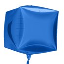 Foil Balloon Cube 3D Blue, 45 cm, 01013