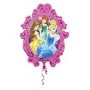  Princesses Frame Supershape Foil Balloon, Amscan, 66x78cm, 27149