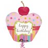 Balon Folie Figurina Birthday Cupcake, Amscan, 24474