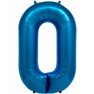 Balon Folie Albastru in forma de za, 86 cm / 34", Northstar Balloons 00831, 1 buc