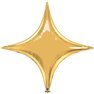 Balon Folie Auriu Metalizat Starpoint - 102 cm, Qualatex 15565, 1 buc