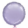 Balon folie lila metalizat rotund - 45 cm, Amscan 21628-40, 1 buc