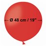 Balon Latex Jumbo 48 cm, Rosu 45, Gemar G150.45, set 50 buc