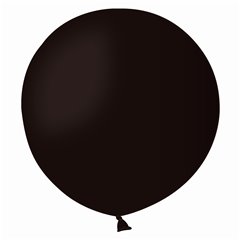 Balon Latex Jumbo 75 cm, Negru 14, Gemar G200.14, 1 buc