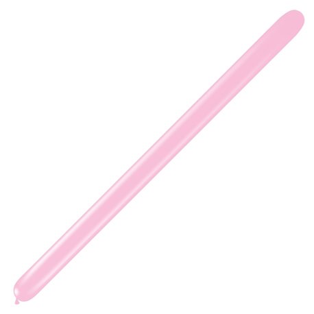 Baloane Latex Modelaj Pearl Pink, 2" x 60", Qualatex 260Q 22942, set 100 buc