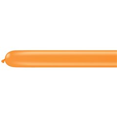Baloane Latex Modelaj Orange, 3" x 50", Qualatex 350Q 97230, Set 100 buc