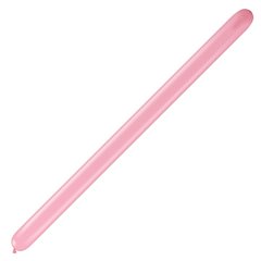 Baloane Latex Modelaj Pink, 1" x 60", Qualatex 160 43913, set 100 buc