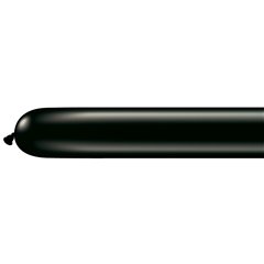 Baloane Latex Modelaj Onyx Black, 3" x 50", Qualatex 350Q 44036, set 100 buc
