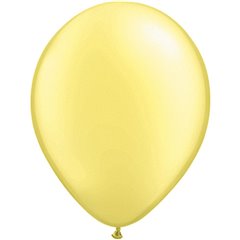 Balon Latex Pearl Lemon Chiffon 11 inch (28 cm), Qualatex 43776, set 100 buc