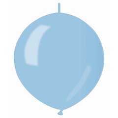 Baloane latex Cony sidefate 33 cm, Albastru Deschis 35, Gemar GLM13.35, set 100 buc