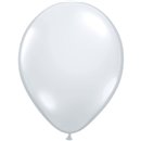 Balon Latex Diamond Clear, 5 inch (13 cm), Qualatex 43552, set 100 buc
