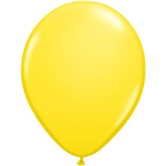 Balon Latex Yellow, 16 inch (41 cm), Qualatex 43906, set 50 buc