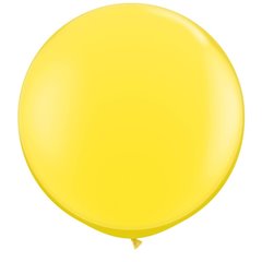 Baloane latex Jumbo 3 ft Yellow, Qualatex 42690, 1 buc
