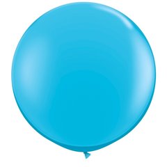 Baloane latex Jumbo 3' Robin’s Egg Blue, Qualatex 82784, set 2 buc