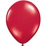 Balon Latex Ruby Red, 16 inch (41 cm), Qualatex 43899, set 50 buc