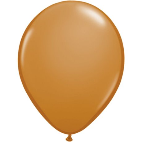 Balon Latex Mocha Brown, 11 inch (28 cm), Qualatex 99379, set 100 buc