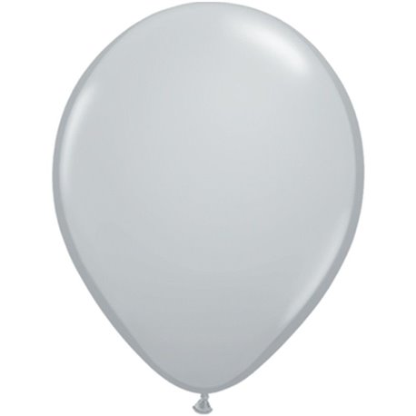 Balon Latex Grey, 5 inch (13 cm), Qualatex 69645, set 100 buc 
