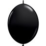 Balon Cony Onyx Black, 12 inch (30 cm), Qualatex 65216, set 50 buc