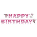 Banner decorativ pentru petrecere 1.8 m, Happy Birthday cu Charmmy Kitty, Amscan 551732, 1 buc 