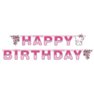Banner decorativ pentru petrecere 1.8 m, Happy Birthday cu Charmmy Kitty, Amscan 551732, 1 buc 