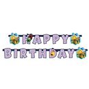 Banner decorativ pentru petrecere - 1.8 m, Happy Birthday cu Albinuta Maya, Amscan RM552357, 1 buc 