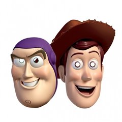 Toy Story Face Mask - Party Supplies, Amscan 994027, Pack of 4 Pieces