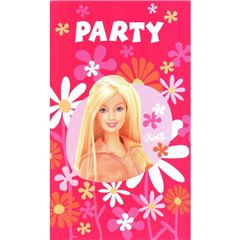 Invitatii de petrecere Barbie, Amscan 550375, Set 6 buc