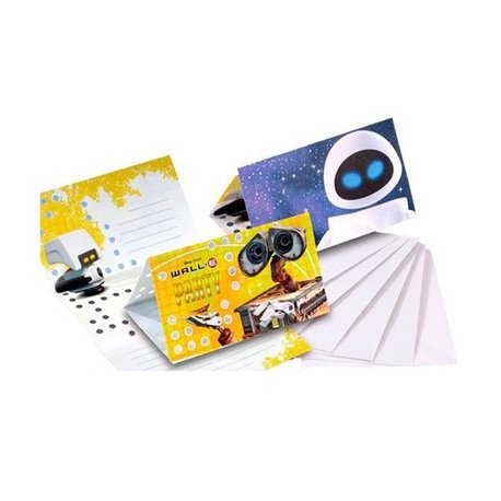 Invitatii de petrecere Wall-E, Amscan RM551345, Set 6 buc