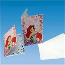 Invitatii de petrecere Princess, Amscan RM550100, Set 6 buc
