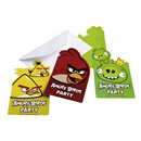 Invitatii de petrecere Angry Birds, Amscan RM552368, Set 6 buc