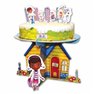 Suport tort cu Doc McStuffins pentru petreceri copii, 25 x 13cm, Amscan 996908, 1 buc