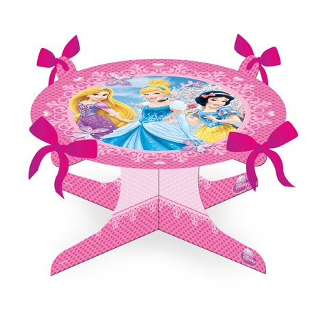 Suport tort cu Printese Disney pentru petreceri copii, 25 x 13cm, Amscan 996484, 1 buc