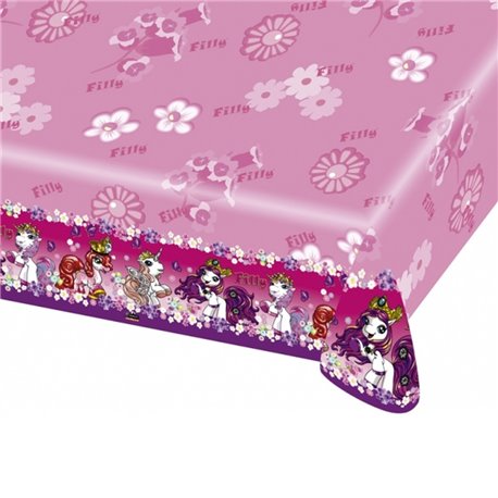 Fata de masa din plastic pentru petrecere copii - Filly Fairy, 180 x 120 cm, Amscan RM552478, 1 buc