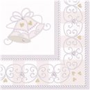 Servetele de masa pentru petrecere cu clopotei, 25 cm, Amscan RM509639, Set 16 buc