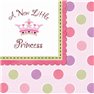 Servetele pentru petrecere copii - Little Princess, 33 x 33 cm, Amscan 519457, Set 16 buc