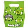 Pungute pentru cadouri copii la petreceri - Angry Birds, Amscan RM552366, Set 6 buc