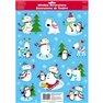 Stickere decorative cu figurine de iarna pentru copii, Amscan 459731
