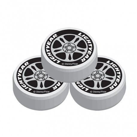 Guma de sters Disney Cars, Amscan 994149, Set 8 buc