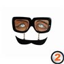 Funny Glasses - Ochelari haiosi de petrecere cu mustata, OOTB 18/3929, 1 buc