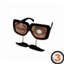Funny Glasses - Ochelari haiosi de petrecere cu mustata, OOTB 18/3929, 1 buc