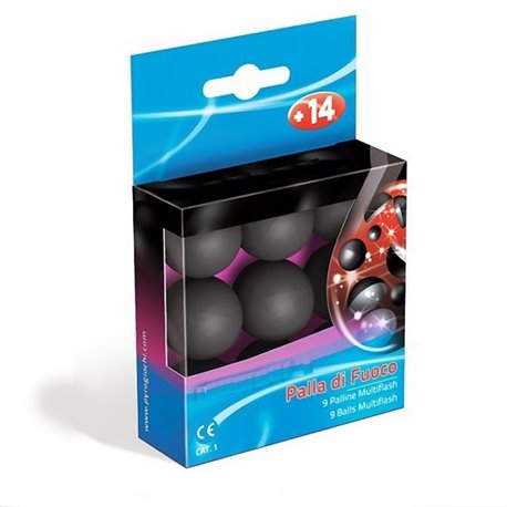 Mingiute de foc Pyrogiochi PG41048, Set 9 buc