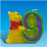 Lumanare aniversara Cifra 9 pentru tort cu Winnie the Pooh, Amscan RM551083, 1 buc