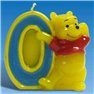Lumanare aniversara Cifra 0 pentru tort cu Winnie the Pooh, Amscan RM551088, 1 buc