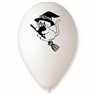 Baloane latex 10"/26cm inscriptionate pentru Halloween, Radar GI90.HALLOWEEN