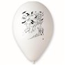 Baloane latex 10"/26cm inscriptionate pentru Halloween, Radar GI90.HALLOWEEN
