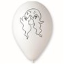 Baloane latex 10"/26cm inscriptionate pentru Halloween, Radar GI90.HALLOWEEN
