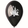 Baloane latex 10"/26cm inscriptionate pentru Halloween, Radar GI90.HALLOWEEN