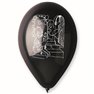 Baloane latex 10"/26cm inscriptionate pentru Halloween, Radar GI90.HALLOWEEN