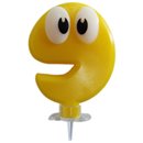 Lumanare pentru tort cu Cifra 9 - Smile, Radar SMFIT.LUM9, 1 buc